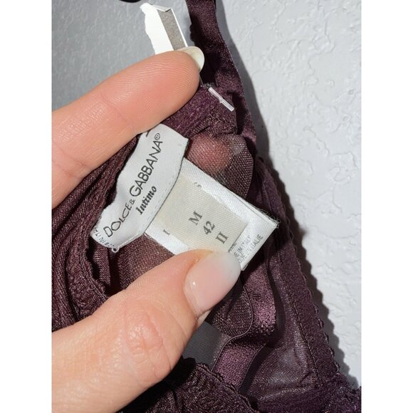 Dolce & Gabbana Intimo NEW Bra Mesh Made In Italy Size 32 B New Old Stock X - Picture 5 of 7
